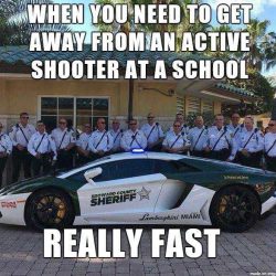 When you need to make a fast getaway from a school
